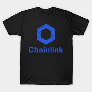 Chainlink LINK Distressed Cryptocurrency T-Shirt